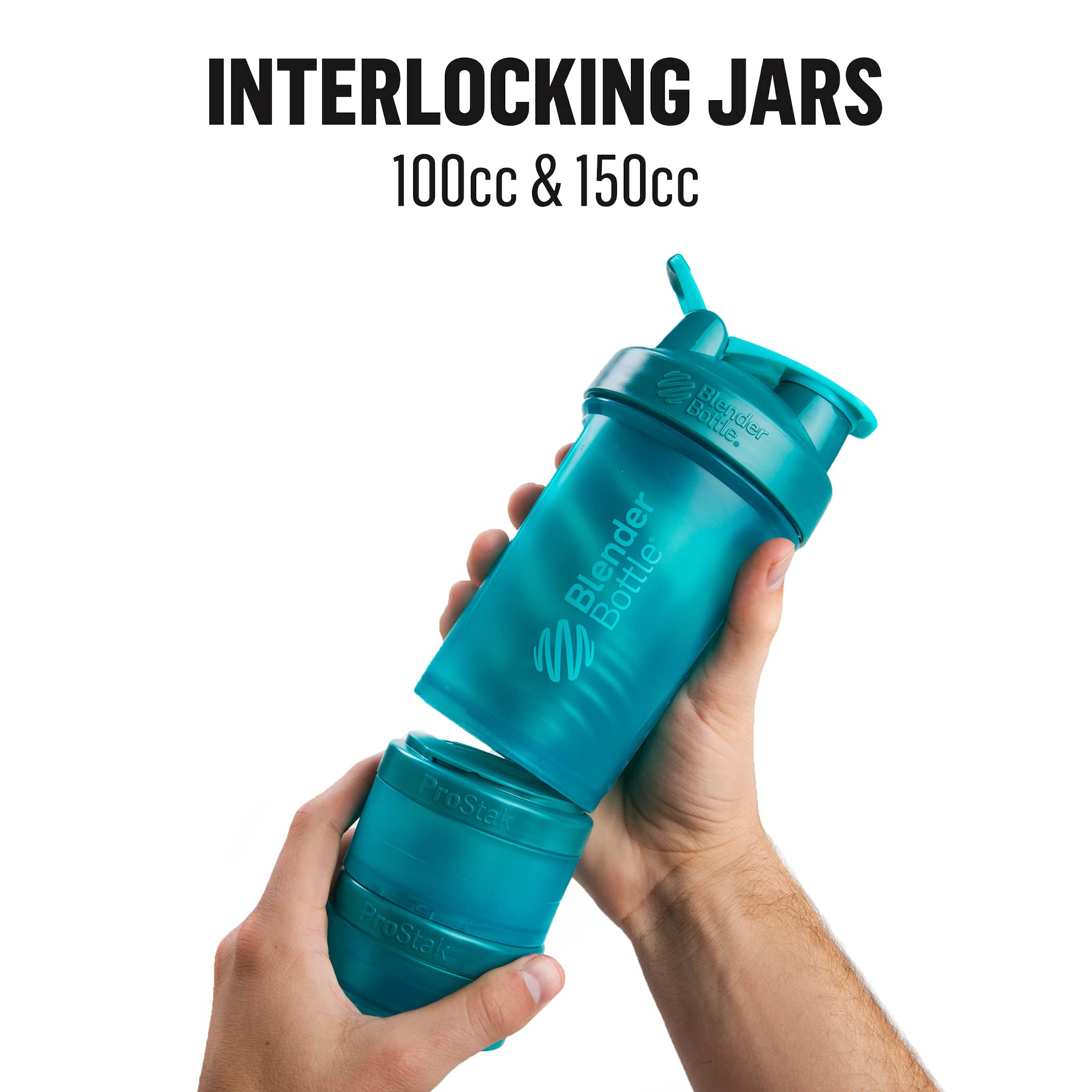 Foto 5 pulgar | Shaker Bottle Blenderbottle Prostak System 650 Ml Con Organizador De Pastillas - Venta Internacional.