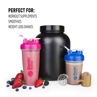 Foto 6 | Shaker Bottle Blenderbottle Classic De 800 Ml (paquete De 2), Todo Negro - Venta Internacional.