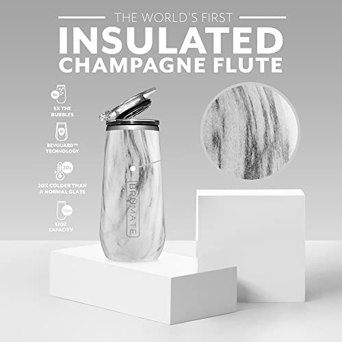 Foto 3 pulgar | Flauta De Champán Brümate Carrara, 355 Ml, Aislante, Acero Inoxidable - Venta Internacional.