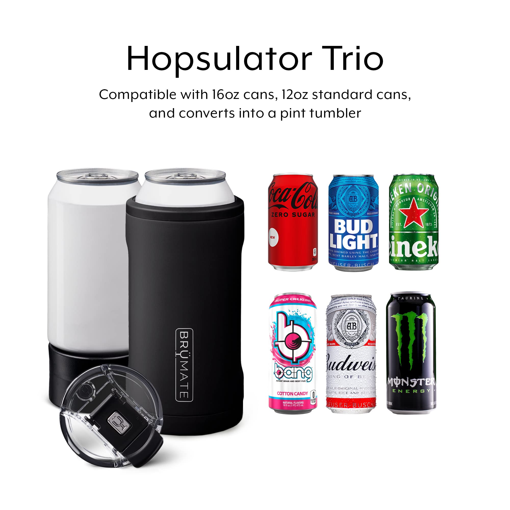 Foto 6 pulgar | Enfriador De Latas Aislante Brümate Hopsulator Trio 3 En 1, Color Rosa Neón - Venta Internacional.