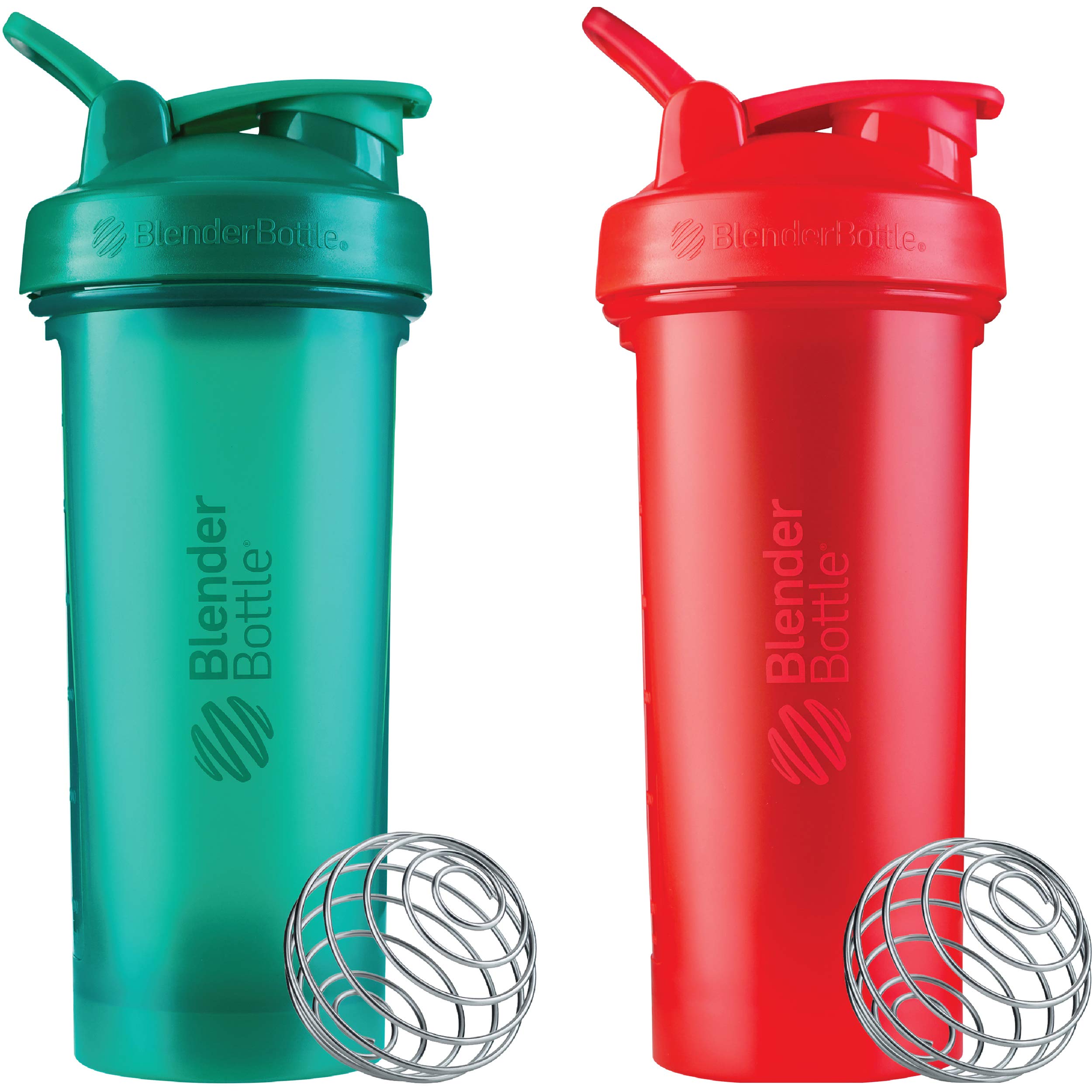 Foto 2 pulgar | Shaker Bottle Blenderbottle Classic V2 800 Ml (paquete De 2) Rojo Y Verde - Venta Internacional.