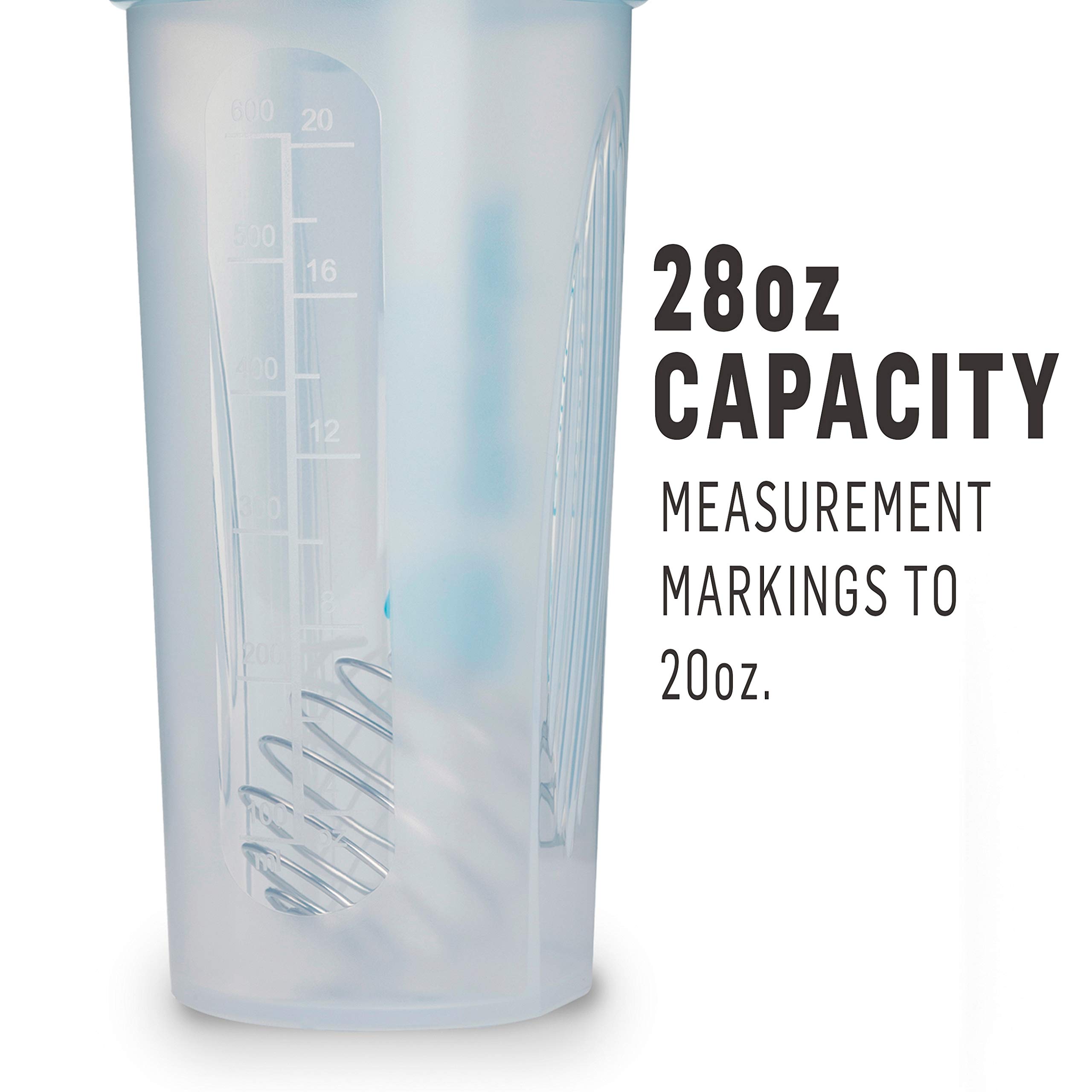 Foto 3 pulgar | Shaker Bottle Blenderbottle Classic, 800 Ml, Transparente Y Negro - Venta Internacional.