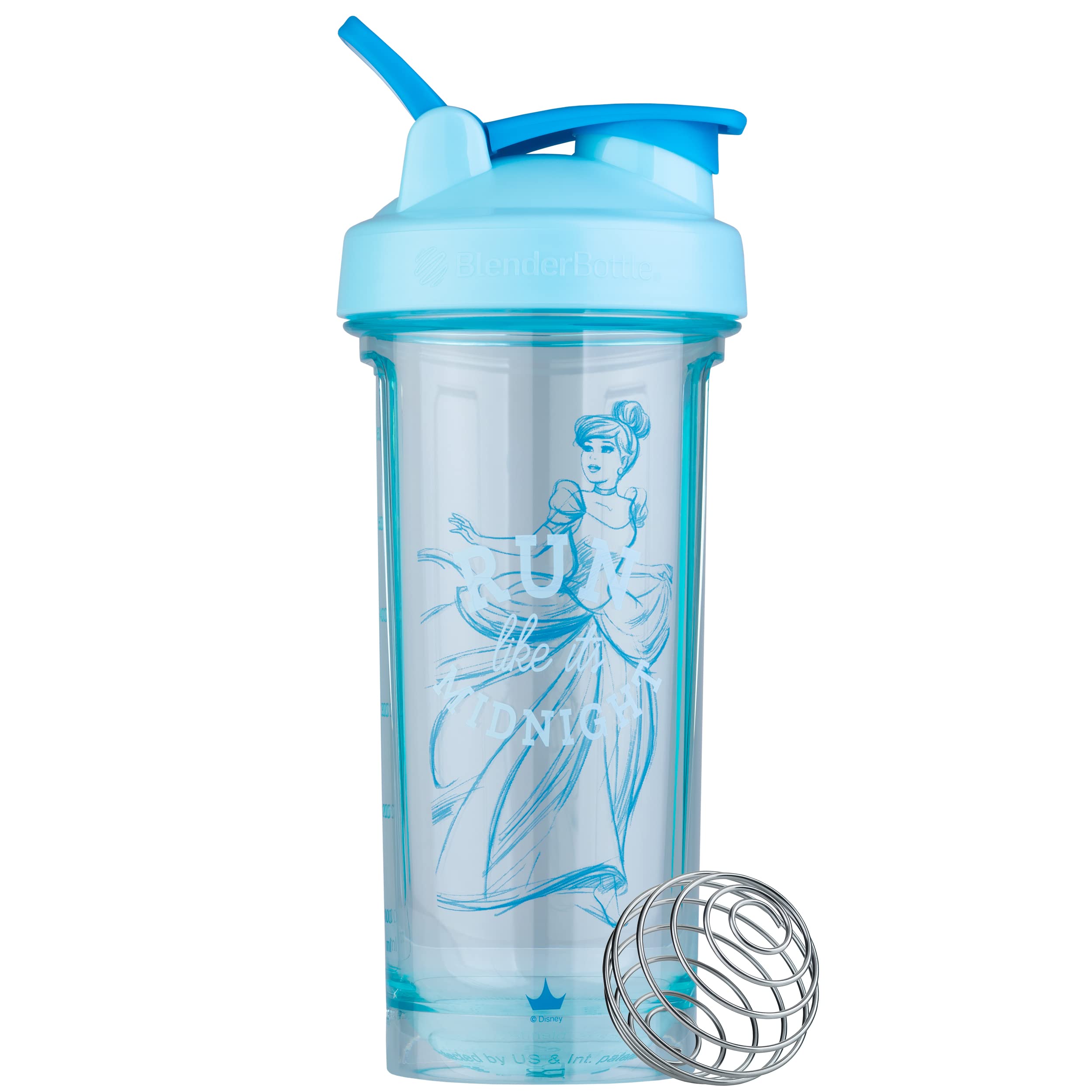 Foto 2 pulgar | Botella Mezcladora, Botella Disney Princess Cinderella, 800 Ml - Venta Internacional.