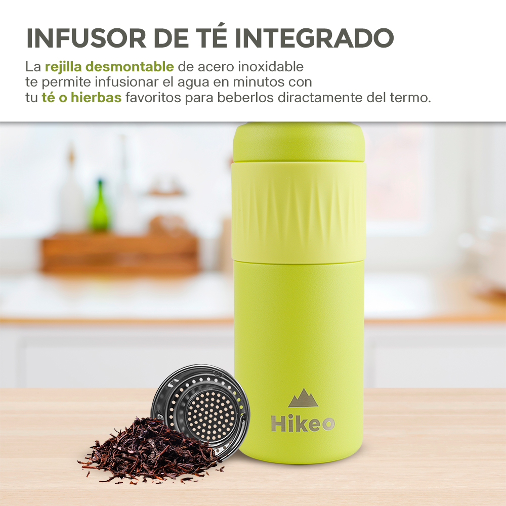 Foto 7 | Termos Para Agua Acero Inoxidable Doble Pared Térmica 2 Pz 600 Ml, Hikeo, Multicolor