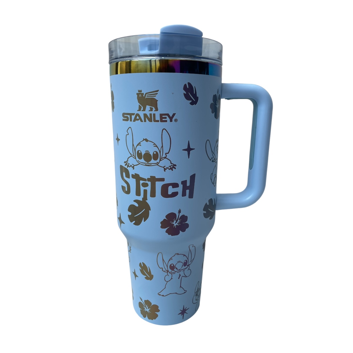 Foto 2 | Termo Vaso Stanley Stitch Azul 1.18 L