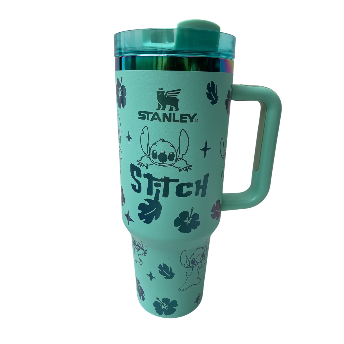 Foto 2 pulgar | Termo Vaso Stanley Stitch Verde 1.18 L