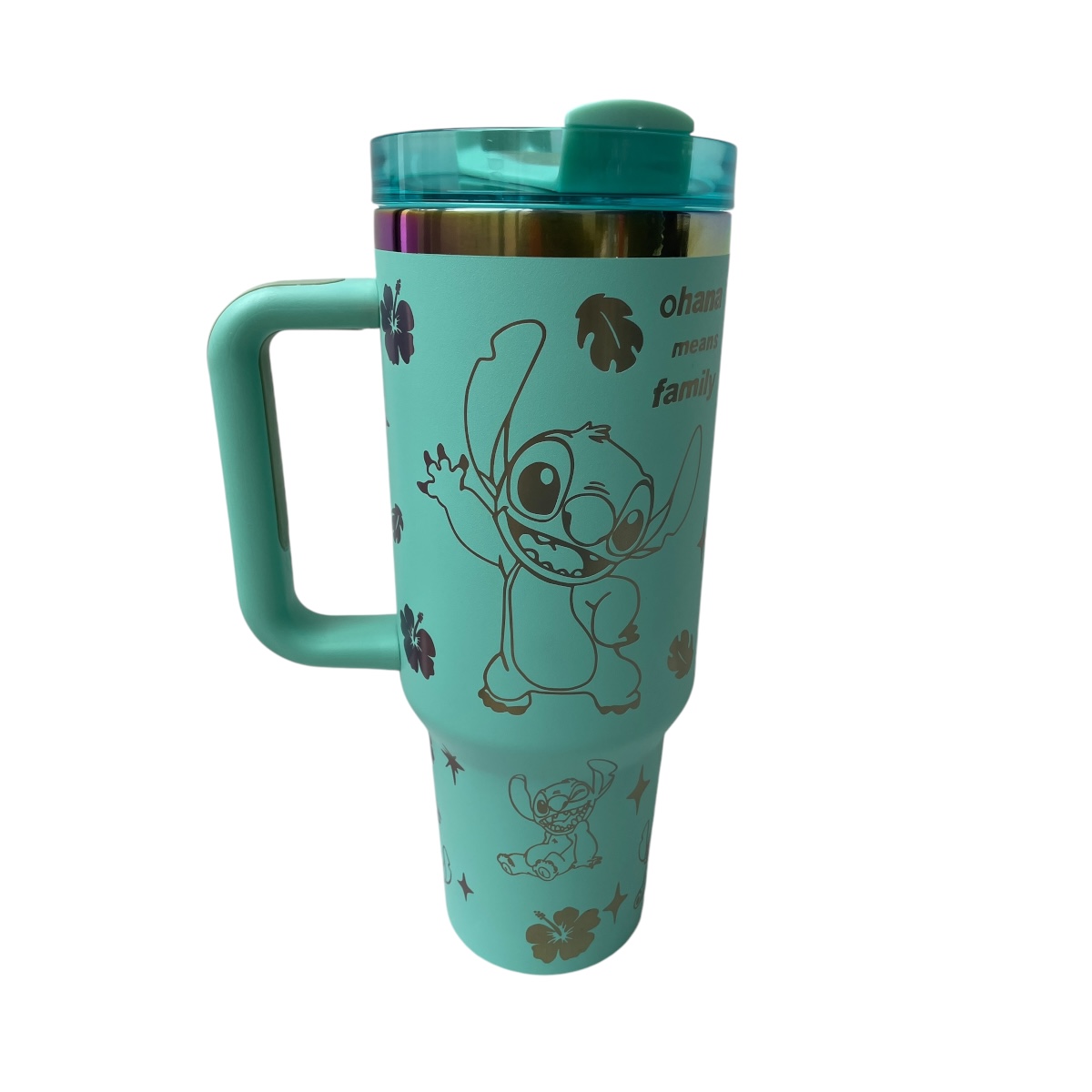 Foto 3 pulgar | Termo Vaso Stanley Stitch Verde 1.18 L