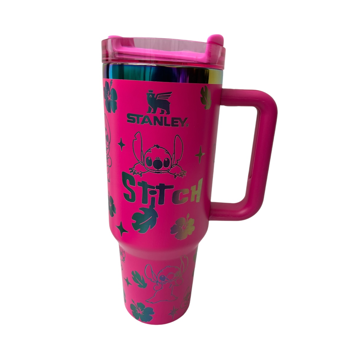 Foto 2 pulgar | Termo Vaso Stanley Stitch Rosa 1.18 L