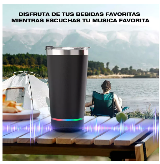 Foto 4 pulgar | Termo Wünd Portátil Inoxidable 16 Oz Con Recargable Bluetooth