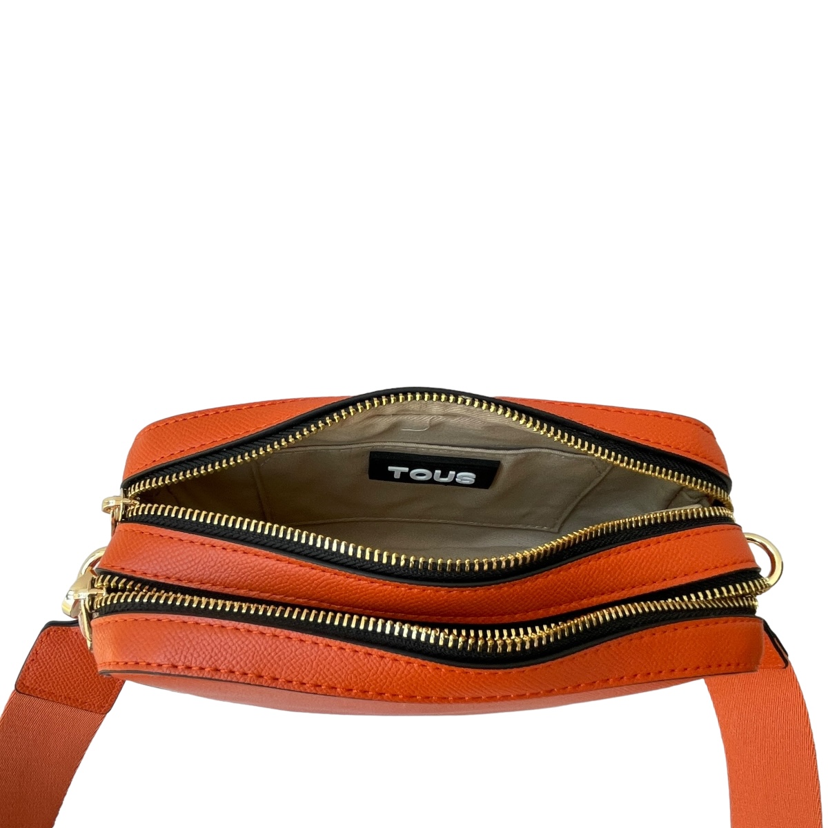 Foto 3 pulgar | Bolsa Para Dama Crossbody Tous Reporter Orange