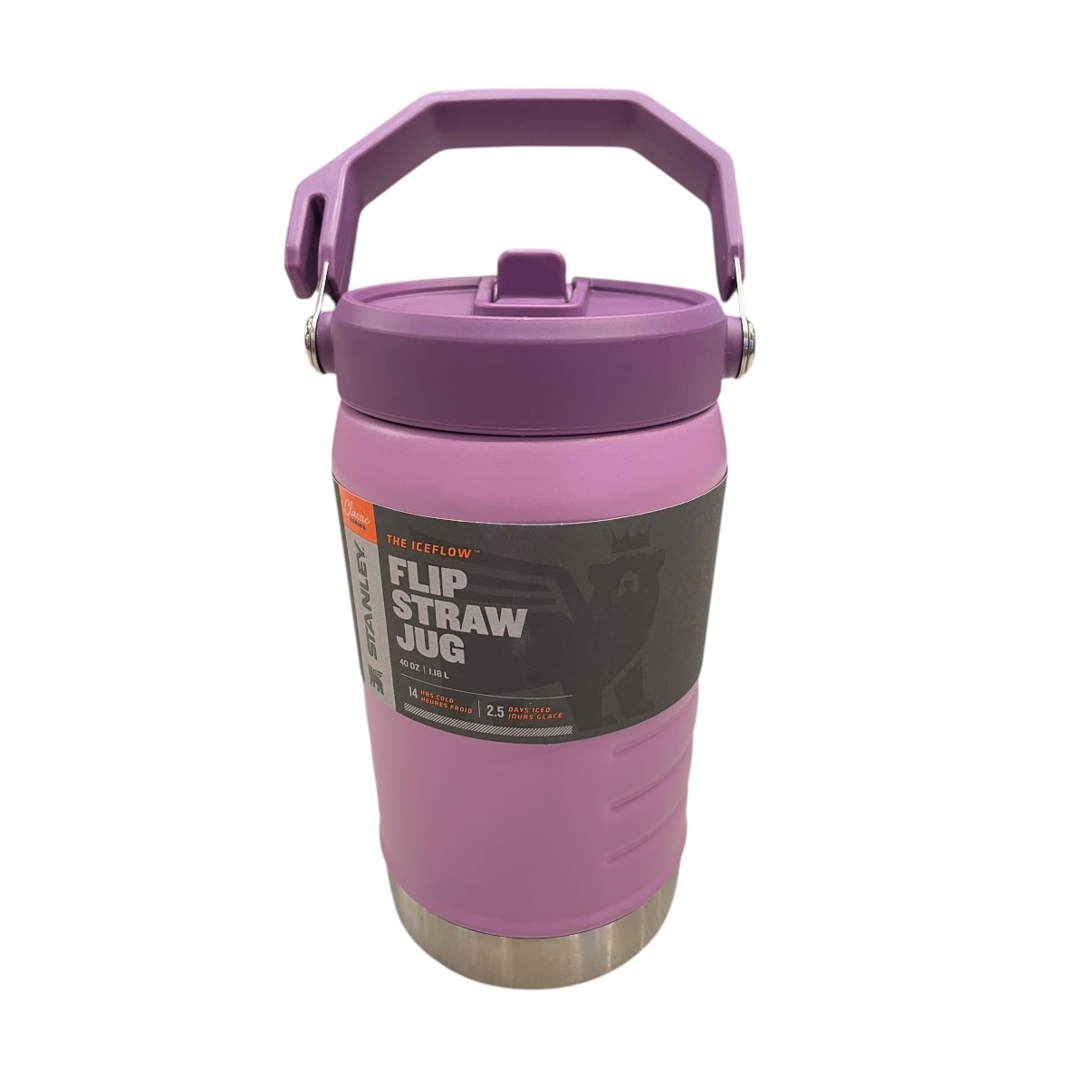 Termo Stanley Iceflow Jug Flip Púrpura 40 oz $2,700