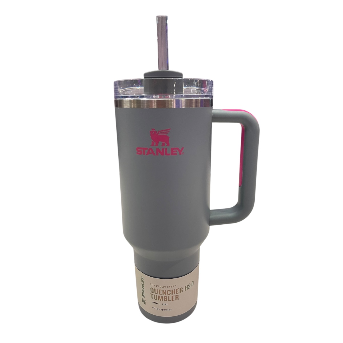 Foto 2 pulgar | Termo Stanley Quencher Tumbler Gris 40 oz
