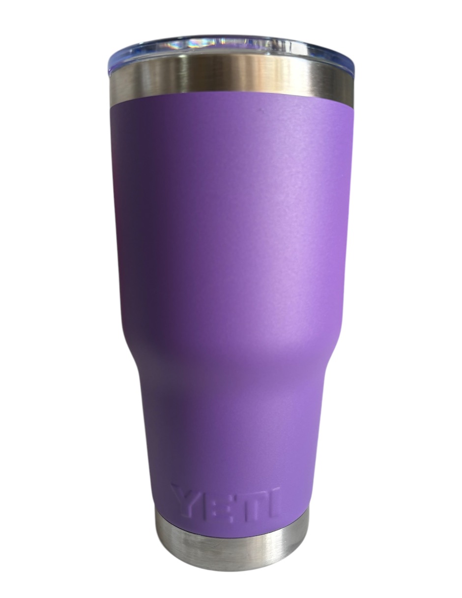 Foto 2 | Termo Yeti De Acero Inoxidable Morado Con Tapa Push Pull 30 Oz