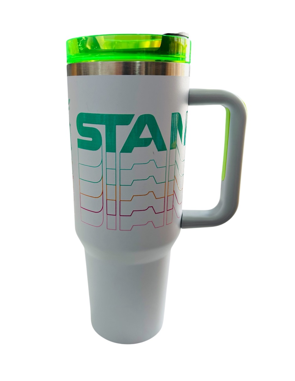 Termo Stanley Quencher H2.0 De Acero Inixidable White De 40 Oz. Libre De Bpa