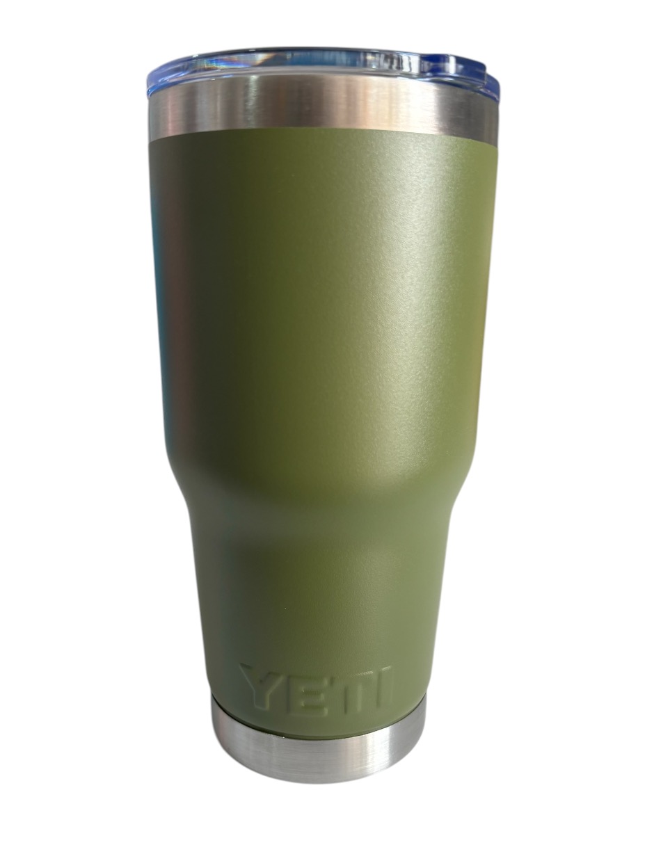 Foto 3 pulgar | Termo Yeti De Acero Inoxidable Verde Con Tapa Push Pull 30 Oz