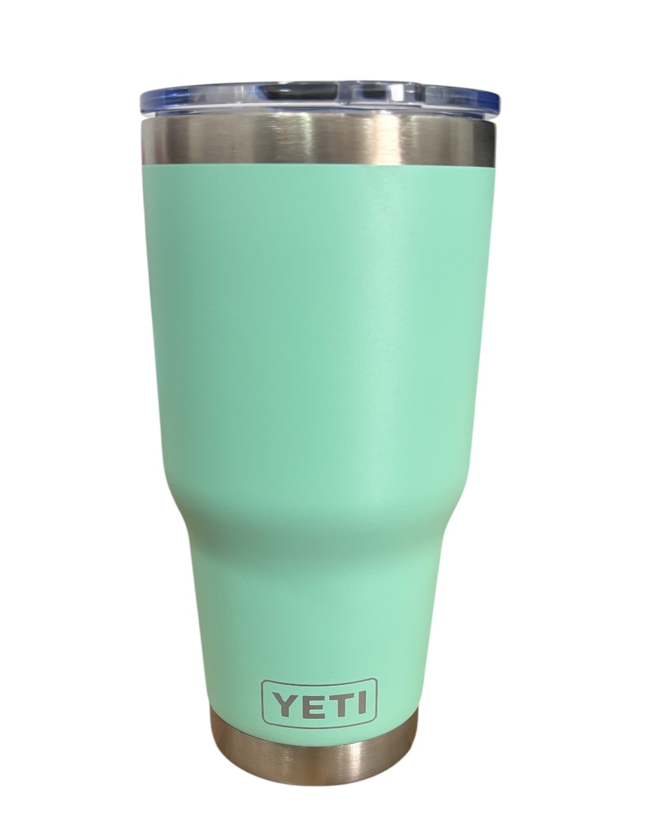 Foto 2 pulgar | Termo Yeti Rambler Color Verde Agua De Acero Inoxidable De 30 Oz