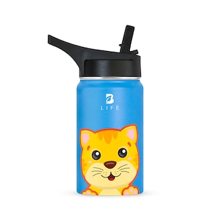 Foto 2 | Termo De Gato De 355 Ml Para Bebidas Frías Y Calientes Más Tiempo Y Sin Fugas. Cat Kids Water Bottle. B Life