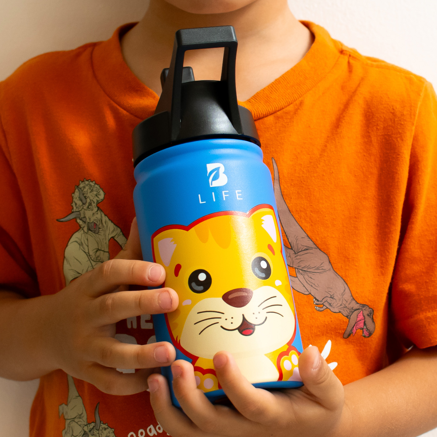 Foto 8 pulgar | Termo De Gato De 355 Ml Para Bebidas Frías Y Calientes Más Tiempo Y Sin Fugas. Cat Kids Water Bottle. B Life
