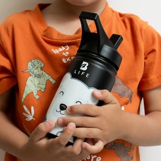 Foto 7 | Termo De Oso Polar De 355 Ml Para Bebidas Frías Y Calientes Más Tiempo Y Sin Fugas. Bear Kids Water Bottle. B Life