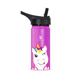 Foto 2 | Termo De Unicornio De 532 Ml Para Bebidas Frías Y Calientes Más Tiempo Y Sin Fugas. Unicorn Kids Water Bottle. B Life