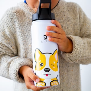 Foto 7 | Termo De Perrito De 532 Ml Para Bebidas Frías Y Calientes Más Tiempo Y Sin Fugas. Dog Kids Water Bottle. B Life