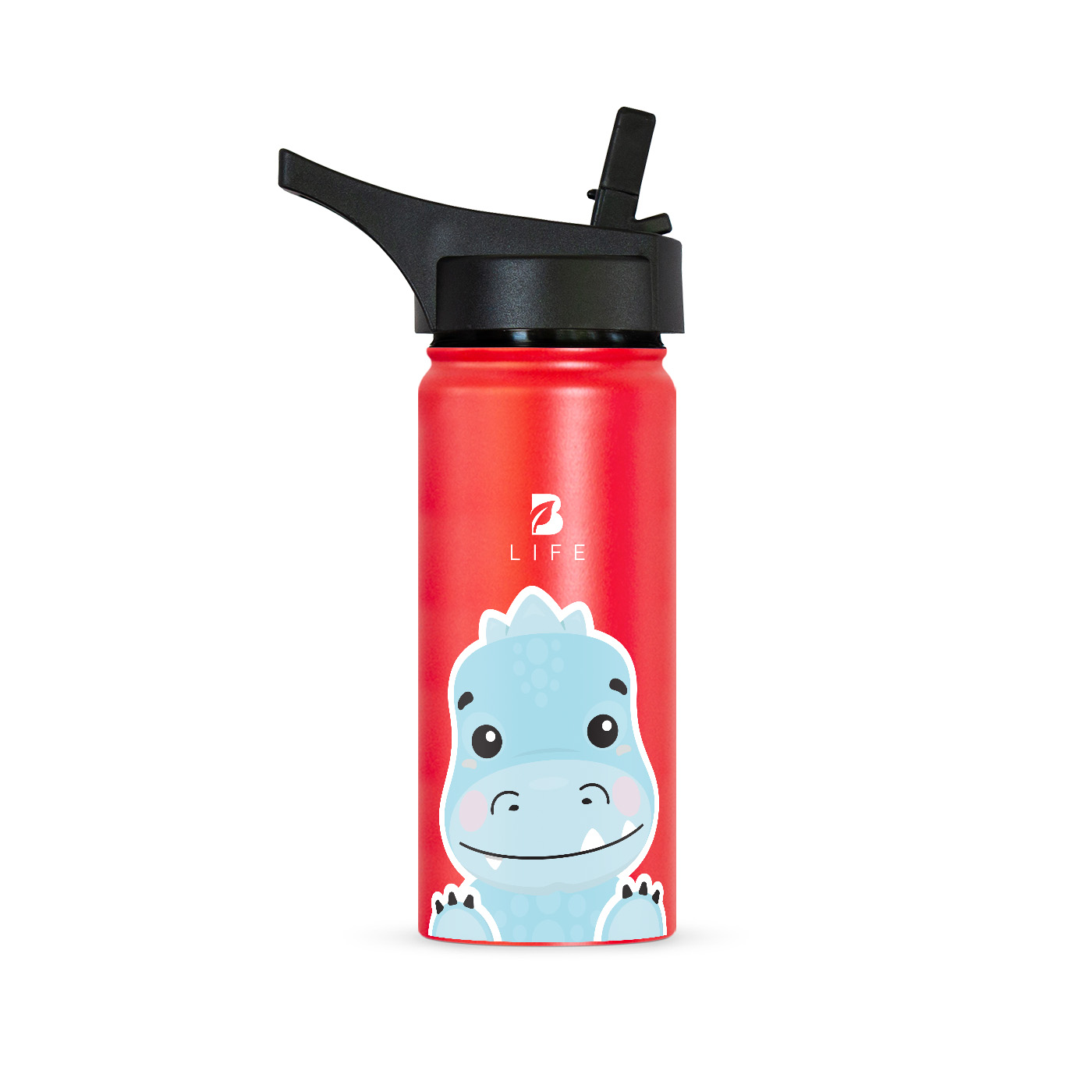 Foto 2 | Termo De Dionosaurio De 532 Ml Para Bebidas Frías Y Calientes Más Tiempo Y Sin Fugas. Dinosaur Kids Water Bottle. B Li