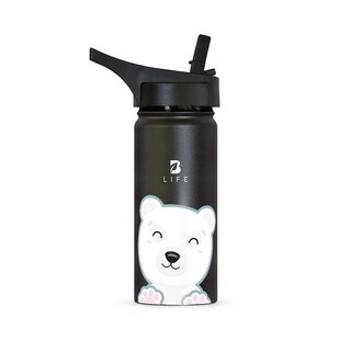 Foto 2 | Termo De Oso Polar De 532 Ml Para Bebidas Frías Y Calientes Más Tiempo Y Sin Fugas. Bear Kids Water Bottle. B Life