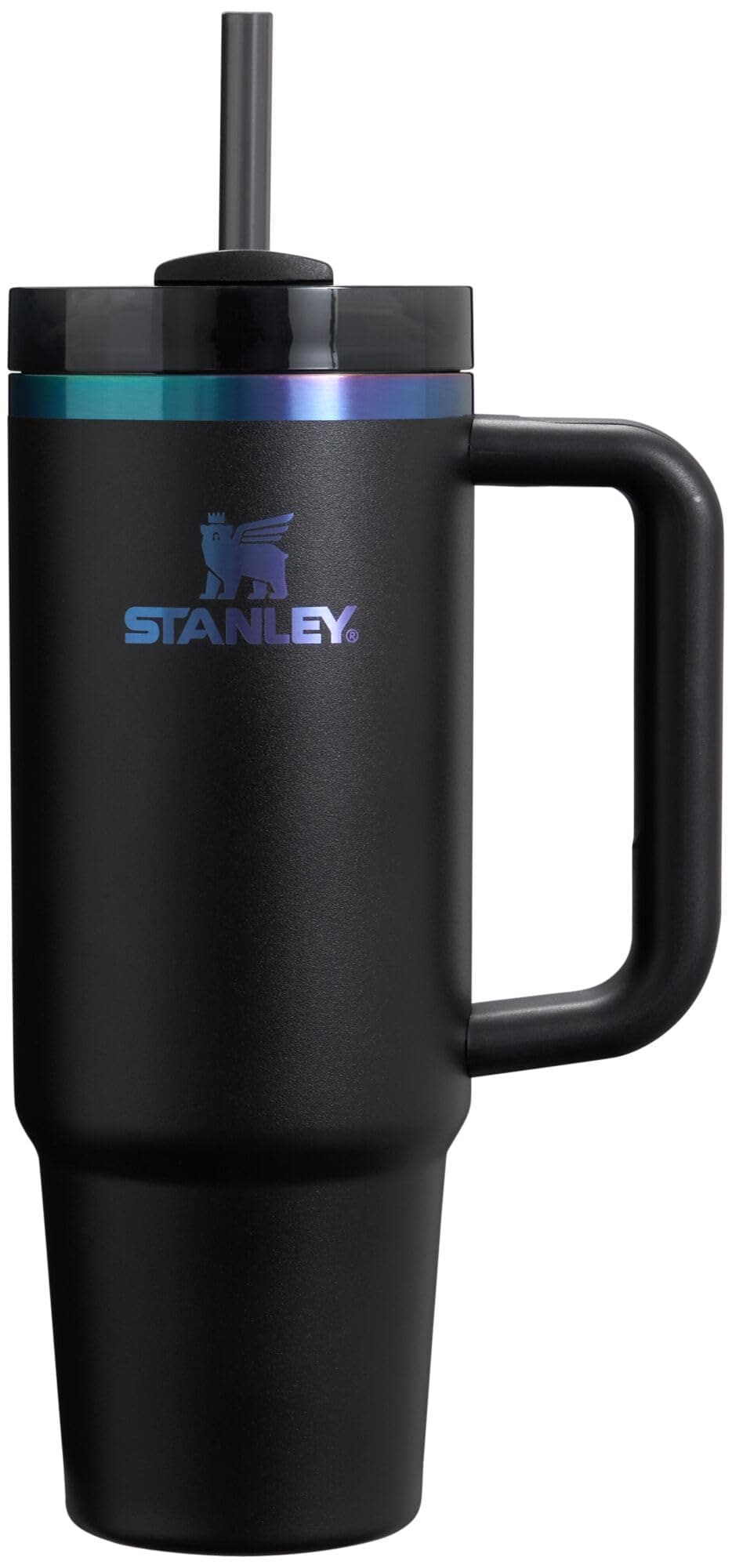 Vaso Stanley Quencher H2.0 con Mango y Popote 900 ml Negro - Venta Internacional $1,272