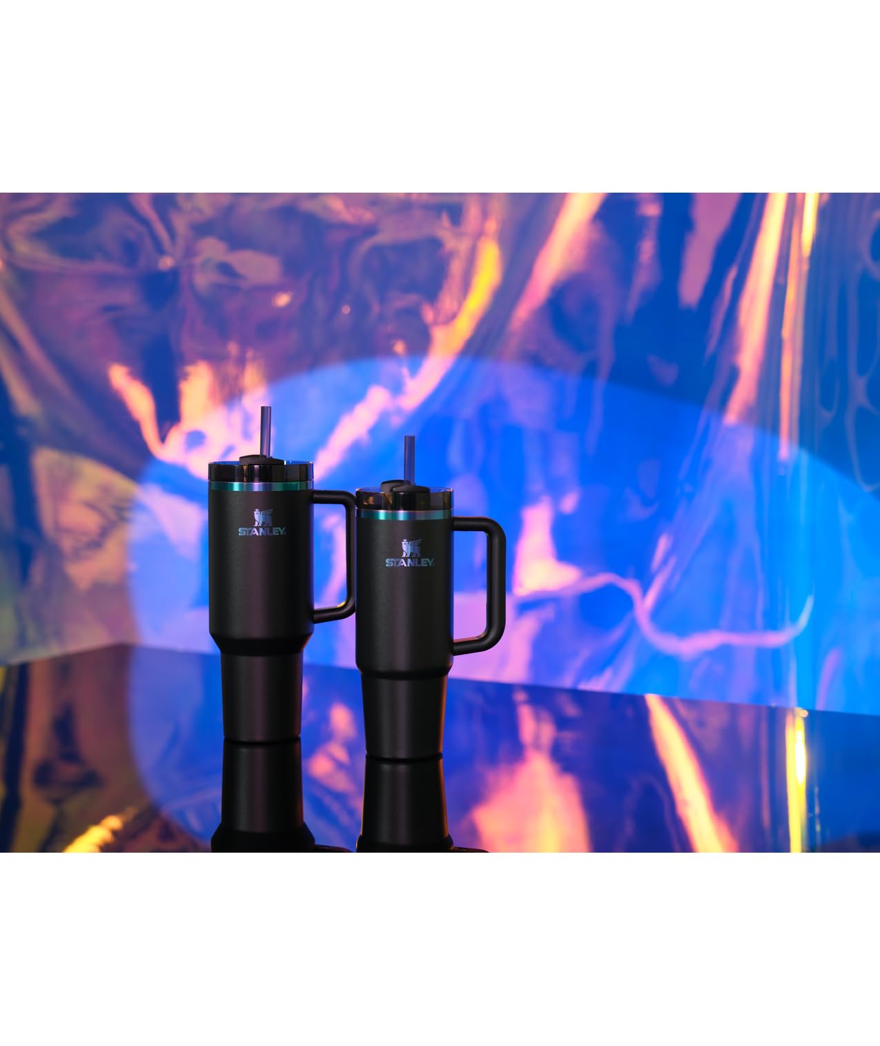 Foto 7 | Vaso Stanley Quencher H2.0 con Mango y Popote 900 ml Negro - Venta Internacional