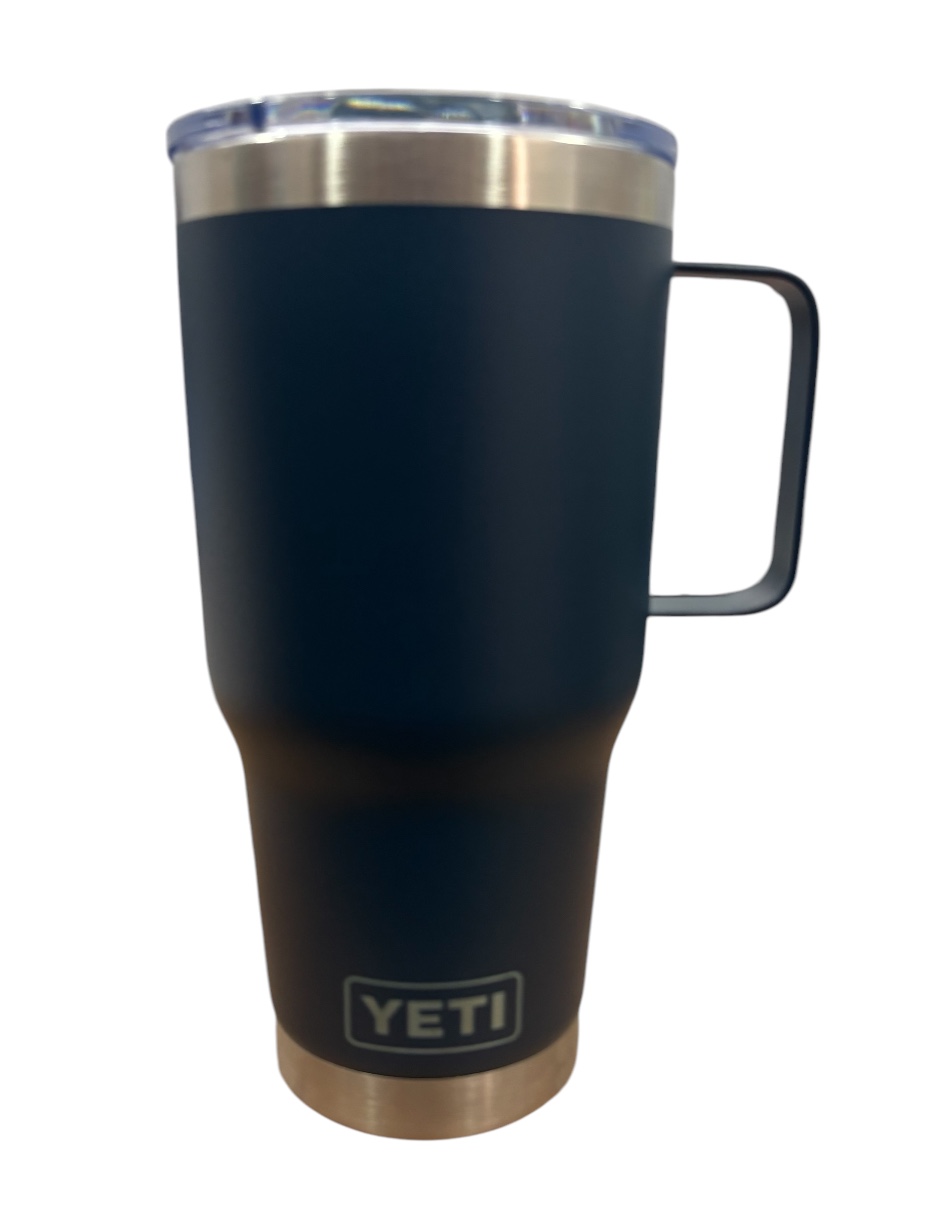 Foto 2 pulgar | Termo De Acero Inoxidable Yeti Rambler Coffe Color Azul De 30 Onzas