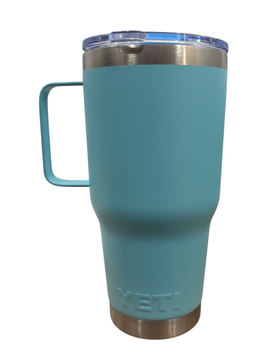 Foto 3 pulgar | Termo De Acero Inoxidable Yeti Rambler Coffe Color Azul De 30 Onzas