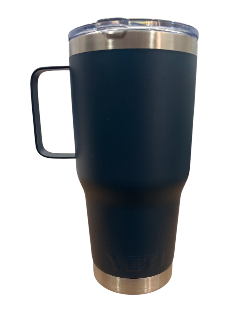 Foto 2 | Termo De Acero Inoxidable Yeti Rambler Coffe Color Marino De 30 Onzas