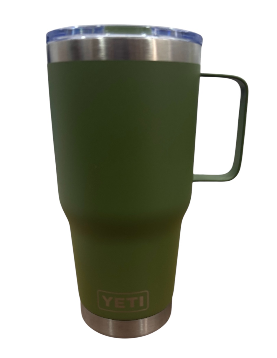 Foto 2 pulgar | Termo De Acero Inoxidable Yeti Rambler Coffe Color Verde De 30 Onzas