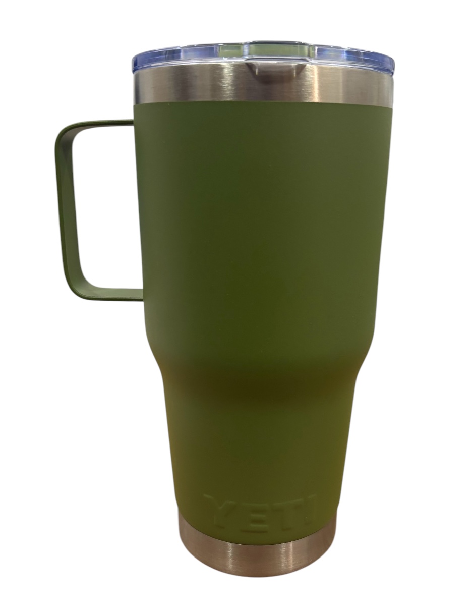 Foto 3 pulgar | Termo De Acero Inoxidable Yeti Rambler Coffe Color Verde De 30 Onzas