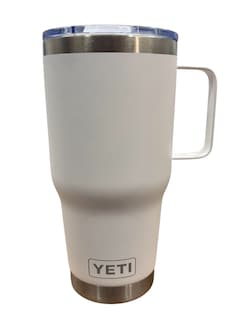 Foto 1 | Termo De Acero Inoxidable Yeti Rambler Coffe Color Blanco De 30 Onzas