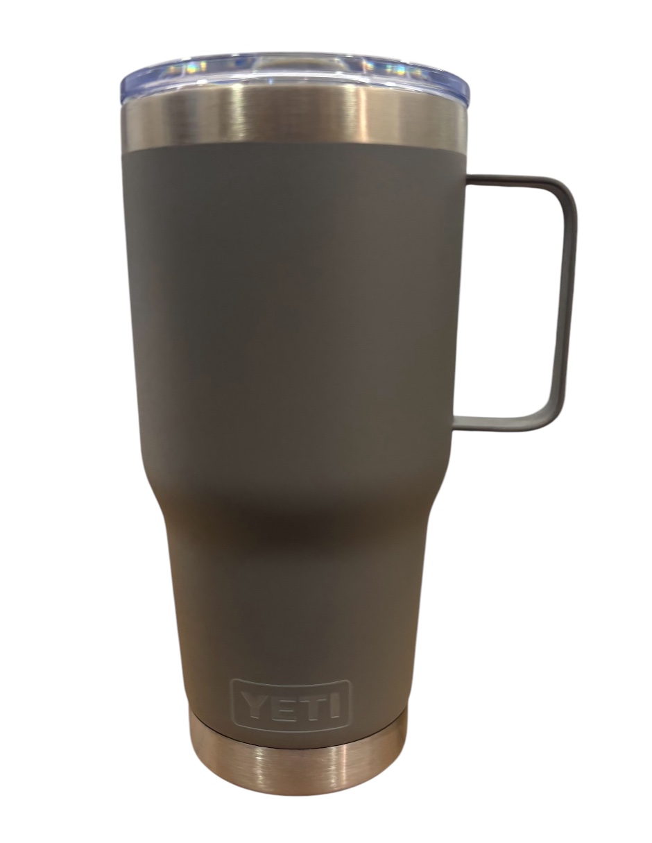 Termo De Acero Inoxidable Yeti Rambler Coffe Color Gris De 30 Onzas