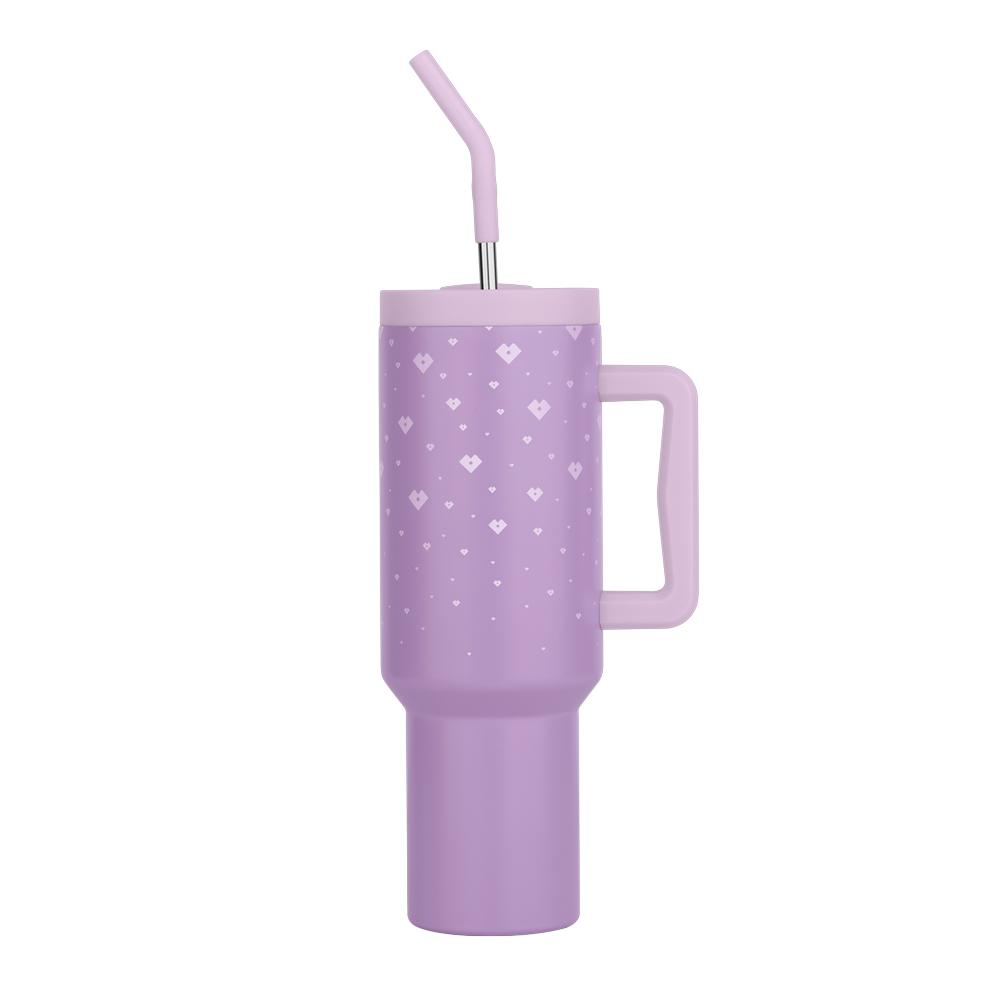 Vaso Térmico 40 Oz Acero Inoxidable, Termos Mujer Luckyly Tiana - Rosa