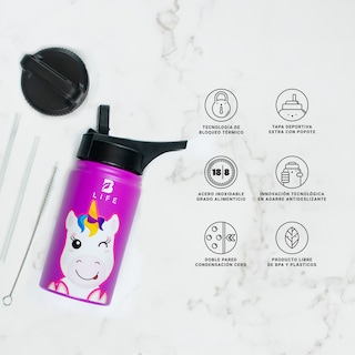 Foto 5 | Termo de Unicornio B Life para Niños 355 ml