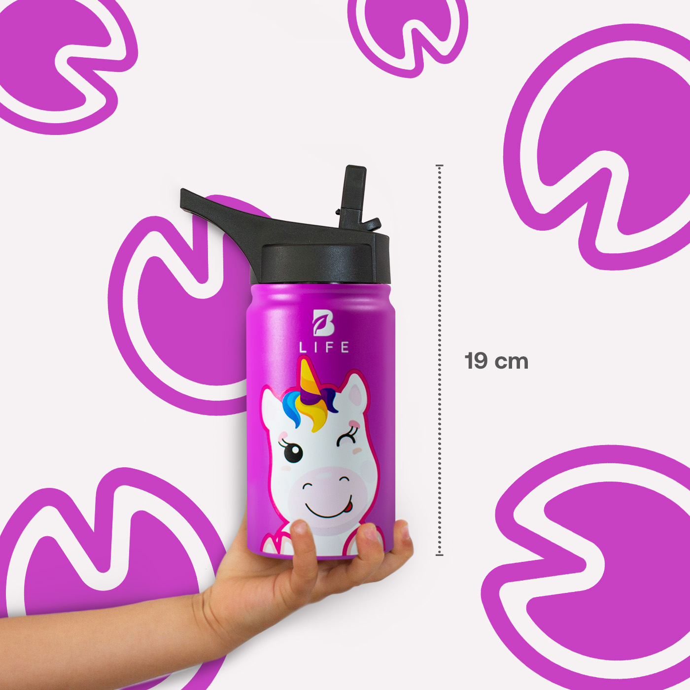 Foto 7 pulgar | Termo de Unicornio B Life para Niños 355 ml