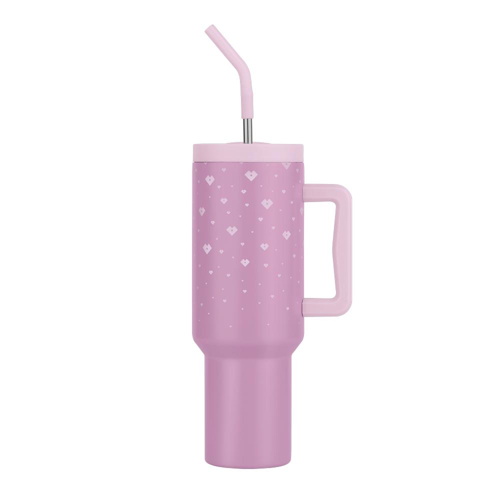 Foto 2 pulgar | Vaso Térmico 40 Oz Acero Inoxidable, Termos Mujer Luckyly Tiana - Rosa