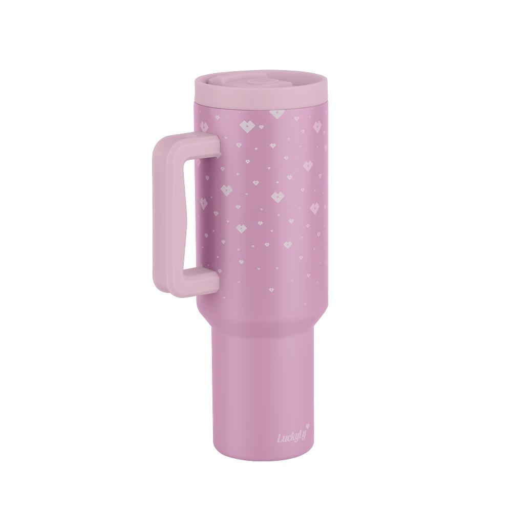 Foto 3 pulgar | Vaso Térmico 40 Oz Acero Inoxidable, Termos Mujer Luckyly Tiana - Rosa