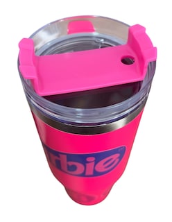 Foto 3 | Termo De Acero Inoxidable Macarena Brand, Color Fucsia, Barbie 887 Mililitros