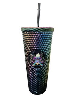 Foto 3 | Termo De Acrílico Con Gliter Color Morado Tornasol Multicolor, Ursula 710 Ml