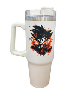 Foto 1 | Termo de Acero Inoxidable Terriomax Blanco Gokú 30 Oz