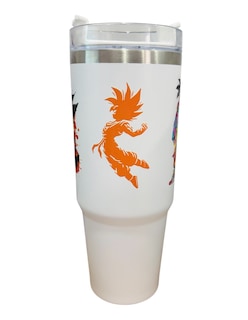 Foto 3 | Termo de Acero Inoxidable Terriomax Blanco Gokú 30 Oz