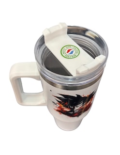 Foto 4 | Termo de Acero Inoxidable Terriomax Blanco Gokú 30 Oz