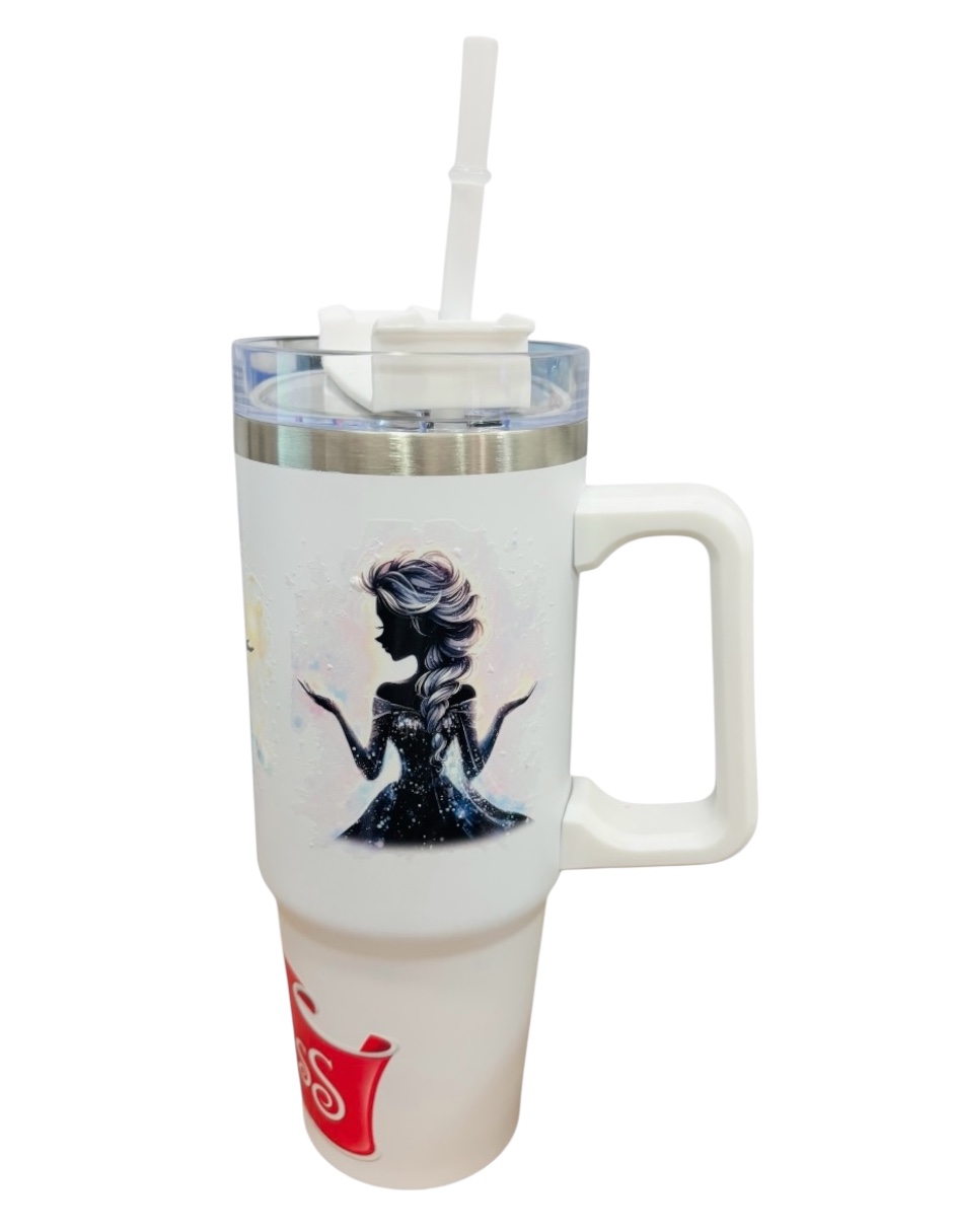Foto 2 | Termo de Acero Inoxidable Terriomax Blanco Elsa 30 Oz