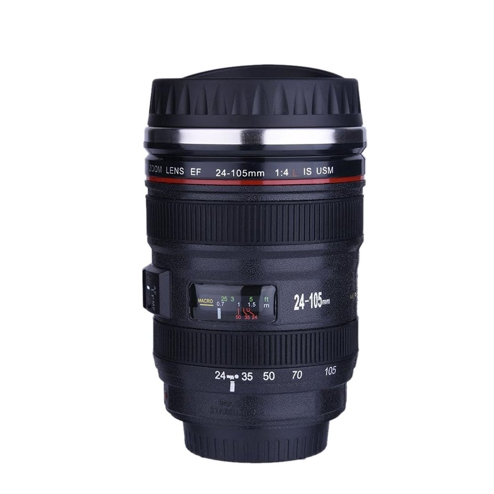 Termo En Forma De Lente De Cámara Reflex $379