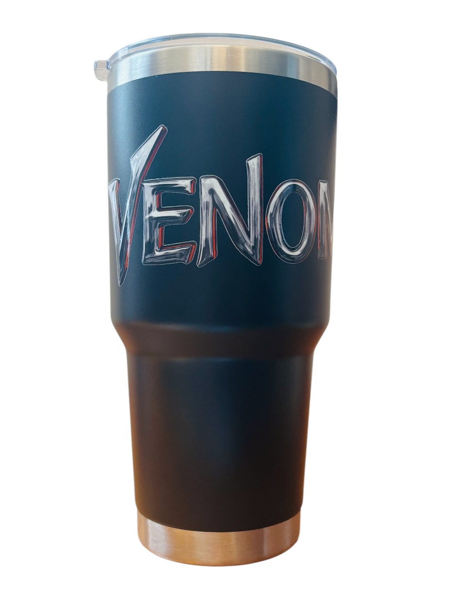 Foto 3 pulgar | Termo De Acero Inoxidable Fartmex Color Negro, Venom  De 30 Oz