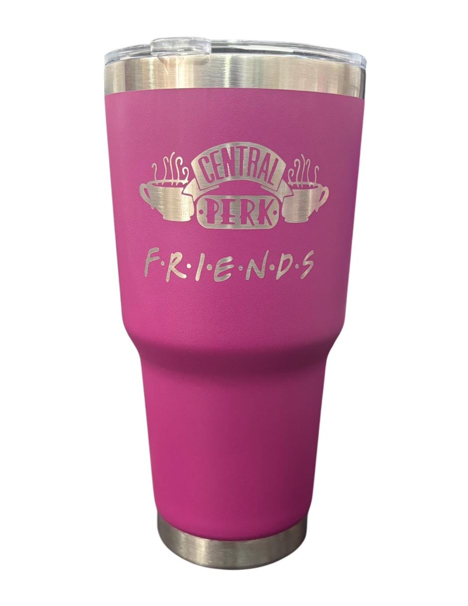 Foto 2 pulgar | Termo De Acero Inoxidable Macarena Brand Color Púrpura, Friends De 30 Oz